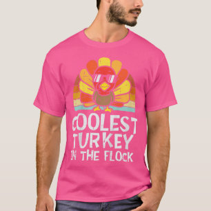 Kinder koudste Turkije in de kudde, peuter dan T-shirt