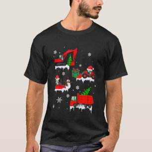 Kinder kraan Tandwiel Kerstmis Ho T-shirt