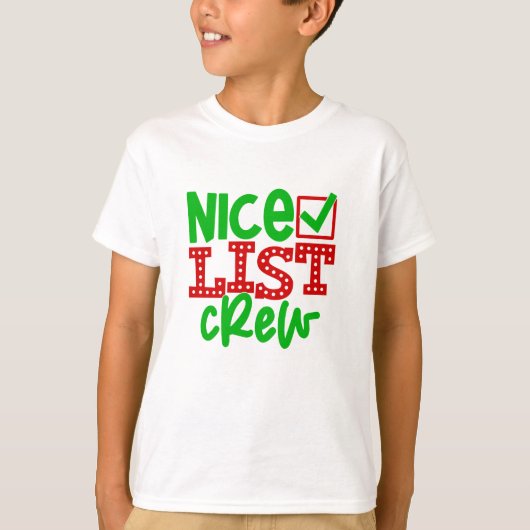 Kinder kreten van Nice T-shirt (Voorkant)