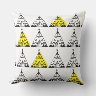 Kinder kruisingen - Gele theepee Kussen