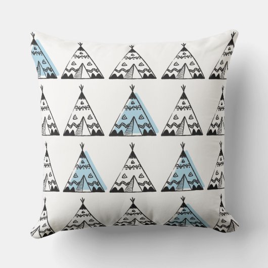 Kinder kruistochten - Blauw schouderdier Kussen (Achterkant)