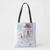 Kinder kunst kletst uw Afbeelding Tote Bag (Voorkant)