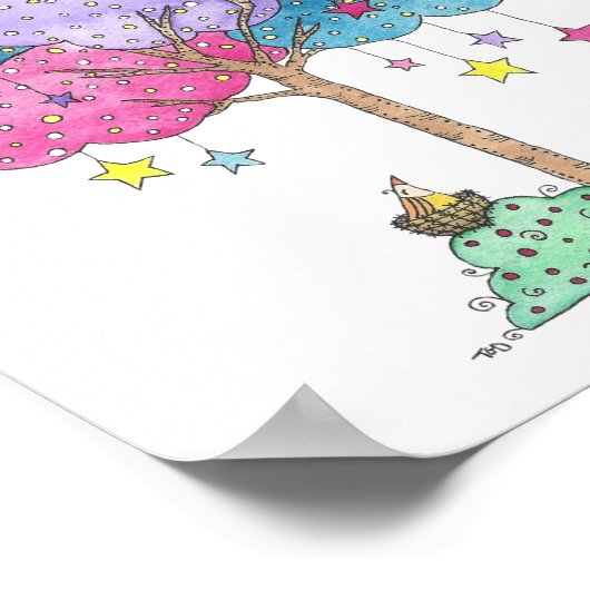 Kinder Kunst Prints | Sweet Dreams Waterverf (Hoek)