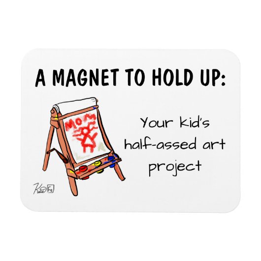 Kinder kunstmagneet magneet (Horizontaal)