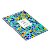 Kinder kunstschildpaddestoel terug naar school notitieboek (Rechterzijde)