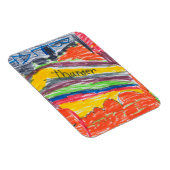 Kinder kunstwerk keepsake kunst of foto magneet (Rechterzijde)