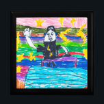 Kinder kunstwerken of foto-souvenirkunst cadeaudoosje<br><div class="desc">Cadeau voor moeder,  vader of familielid zoals grootouders met de originele kunstprint van uw kind</div>