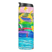 Kinder kunstwerken of foto-souvenirkunst thermosbeker (Geroteerd rechts)