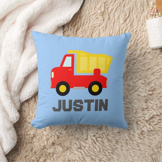 Kinder kussen met speelgoed en gepersonaliseerde n (Deken)