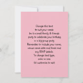 Kinder Kute Fancy Dress-partij Kaart (Achterkant)