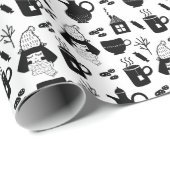 Kinder kutwarmen van thee-cacao warme chocolade-Mo Cadeaupapier (Rol Hoek)