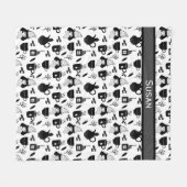 Kinder kutwarmen van thee-cacao warme chocolade-Mo Fleece Deken (Voorkant (Horizontaal))