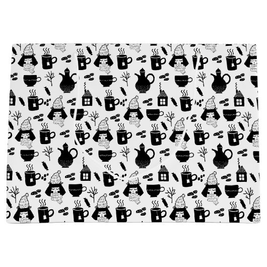 Kinder kutwarmen van thee-cacao warme chocolade-Mo Groot Cadeauzakje (Voorkant)