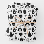 Kinder kutwarmen van thee-cacao warme chocolade-Mo Inpakpapier Vel (In situ)