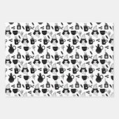 Kinder kutwarmen van thee-cacao warme chocolade-Mo Inpakpapier Vel (Voorkant)