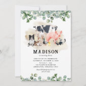 Kinder kweekdieren - uitnodiging op zaterdag (Voorkant)