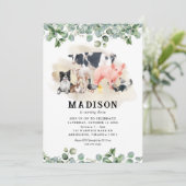 Kinder kweekdieren - uitnodiging op zaterdag (Staand voorkant)