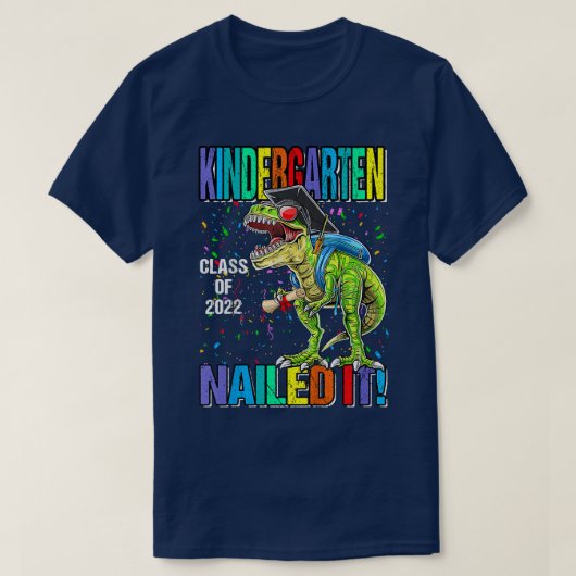 Kinder laatste dag van de schoolpredikaat-Afstuder T-shirt (Design voorkant)