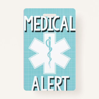 Kinder Label voor medische waarschuwingen over voe Badge