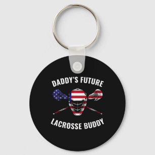 Kinder Lacrosse Kinder Jongens Daddy's Toekomst La Sleutelhanger