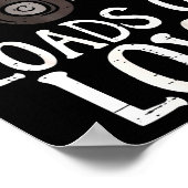 Kinder ladingen Love Tractor Cute Valentijnsdag Poster (Hoek)