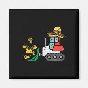 Kinder ladingen van het Kind Ba Tacos Bulldozer Ci Magneet