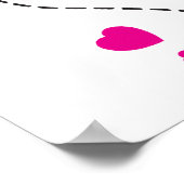 Kinder ladybird / ladybug meisjes noemen poster (Hoek)