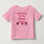 Kinder Ladybug Birthday T-Shirt (Voorkant)
