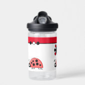 Kinder ladybugs voegen initialen sterren rode Came Waterfles (Voorkant)