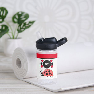 Kinder ladybugs voegen initialen sterren rode Came Waterfles