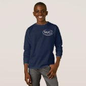 Kinder lange hoes Navy WG T-shirt