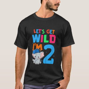 Kinder laten we Wild krijgen Ik ben 2 olifanten de T-shirt