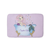 Kinder lavender Glitter Mermaid Bath Mat (Voorkant)