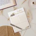 Kinder leesboeken Tracker Book Club Notitieblok<br><div class="desc">Houd het volgende literaire avontuur van uw kind moeiteloos in de gaten met ons schattige Kinder Book Tracker-Notitieblok! Dit notitieblok, met een slaaphond omringd door boeken in neutrale kleuren, maakt het gemakkelijk om een creëer-to-leeslijst notitieblok voor kinderen. Dit notitieblok is een geweldig hulpmiddel om kinderen te inspireren om te lezen...</div>