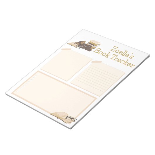 Kinder leesboeken Tracker Book Club Notitieblok (Schuin)