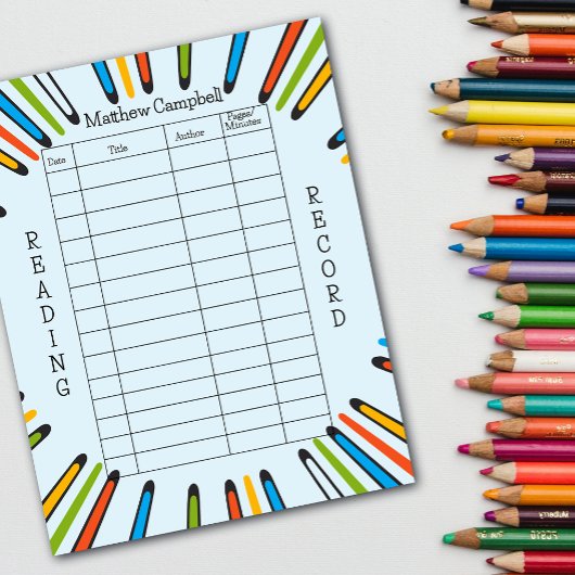Kinder leeslogboek Homeschool leesboeken