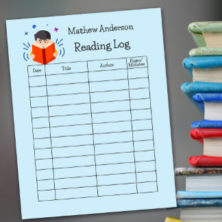 Kinder leeslogboek Homeschool leesboeken Notitieblok