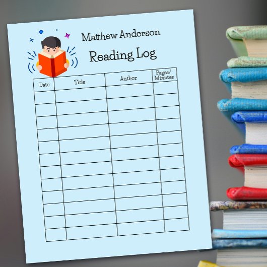 Kinder leeslogboek Homeschool leesboeken Notitieblok