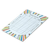 Kinder leeslogboek Homeschool leesboeken Notitieblok (Schuin)