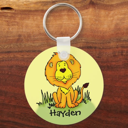 Kinder leeuw sleutelhanger (Voorkant)