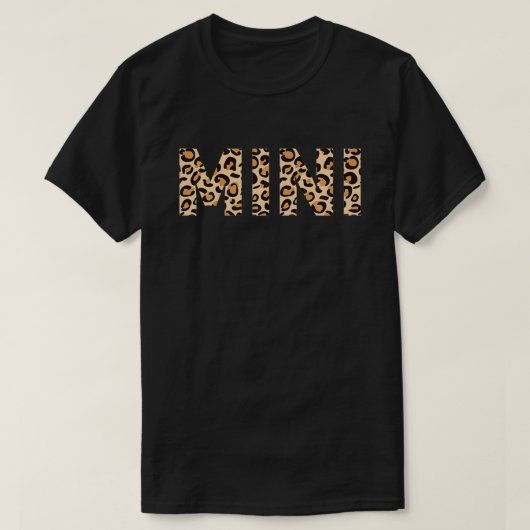 Kinder leopard Mini Cheetah Animal Print T-shirt C (Design voorkant)