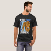 Kinder Leopard Quote Wildcat Deze jongen houdt van T-shirt (Voorkant volledig)