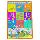 Kinder leren met Dinosauriërs ABC en tellen Medium Cadeauzakje (Voorkant)