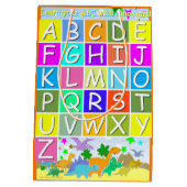 Kinder leren met Dinosauriërs ABC en tellen Medium Cadeauzakje (Achterkant)