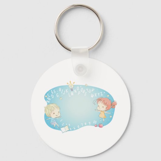 Kinder leren sleutelhanger (Voorkant)