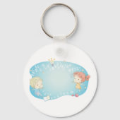 Kinder leren sleutelhanger (Achterkant)