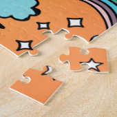 Kinder leuk spel kleurrijk alfabet legpuzzel (Zijkant)