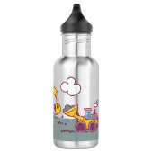 Kinder Leuke Bouwplaats en Voertuigen Roestvrij Waterfles (Rechts)