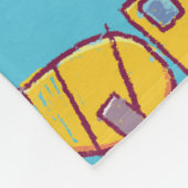 Kinder Leuke Bouwplaats & Voertuigen Fleece Deken (Hoek)