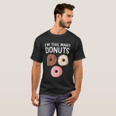 Kinder Leuke Donut 3e Verjaardag IM Dit Vele Donut T-shirt (Voorkant volledig)
